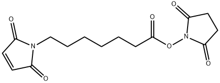 N-SUCCINIMIDYL 7-MALEIMIDOHEPTANOTE 结构式