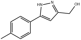 5-羟甲基-3-对甲基苯基-1H-吡唑 结构式