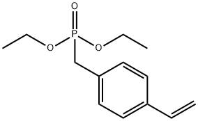 4-乙烯基苄基膦酸二乙酯 结构式