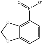 4-硝基苯并[D][1,3]1,3-二氧杂环戊烯 结构式