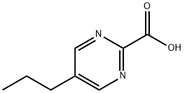 5-丙基嘧啶-2-羧酸 结构式