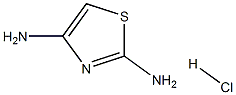 噻唑-2,4-二胺盐酸盐 结构式