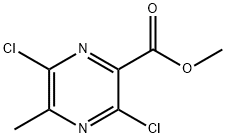 Methyl 3,6-dichloro-5-Methylpyrazine-2-carboxylate 结构式