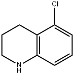 5-氯-1,2,3,4-四氢喹啉 结构式