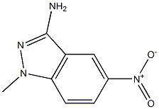 1-Methyl-5-nitro-1H-indazol-3-ylaMine 结构式