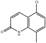 5-氯-8-甲基喹啉-2(1H)-酮 结构式