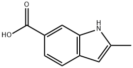 2-甲基-1H-6-吲哚甲酸 结构式