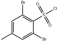 2,6-二溴-4-甲基苯-1-磺酰氯 结构式