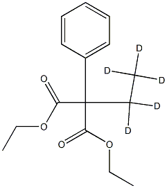 Diethyl Ethyl-d5-phenylMalonate 结构式