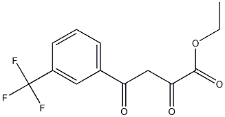 2,4-二氧-4-[3-(三氟甲基)苯基]丁酸乙酯 结构式