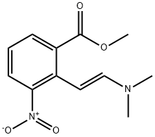 (E)-Methyl 2-(2-(diMethylaMino)vinyl)-3-nitrobenzoate 结构式