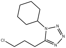 5-(3-Chloropropyl)-1-cyclohexyltetrazole 结构式