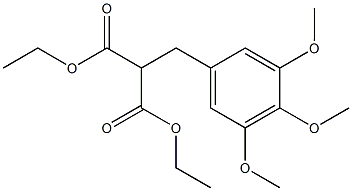 diethyl 2-[(3,4,5-triMethoxyphenyl)Methyl]propanedioate 结构式