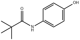 N-(4-羟基苯基)新戊酰胺 结构式