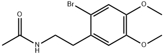 N-乙酰-2-溴-4,5-二甲氧基苯乙胺 结构式