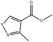 3-甲基异噻唑-4-羧酸甲酯 结构式
