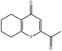 2-乙酰基-6,7-二氢苯并[B]噻吩-4-(5H) - 酮 结构式
