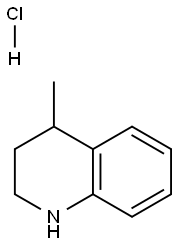 4-甲基-1,2,3,4-四氢喹啉盐酸盐 结构式