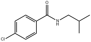 4-氯-N-异丁基苯甲酰胺 结构式