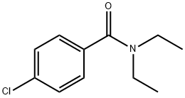 4-氯-N,N-二乙基苯甲酰胺 结构式