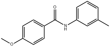 4-甲氧基-N-(3-甲基苯基)苯甲酰胺 结构式