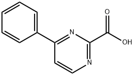 6-PHENYLPYRIMIDINE-2-CARBOXYLIC ACID 结构式