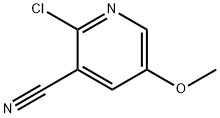 2-氯-5-甲氧基氰吡啶 结构式