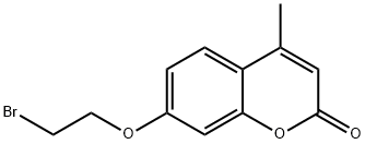 7-(2-溴乙氧基)-4-甲基-2H-色烯-2-酮 结构式