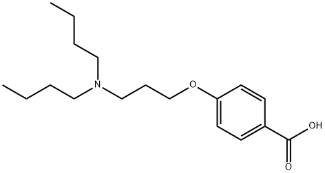 4-[3-(DIBUTYLAMINO)PROPOXY]-BENZOIC ACID 结构式