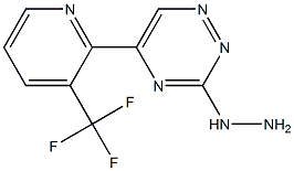 1,2,4-Triazine, 3-hydrazinyl-5-[3-(trifluoroMethyl)-2-pyridinyl]- 结构式