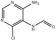 N-(4-氨基-6-氯嘧啶-5-基)甲酰胺 结构式