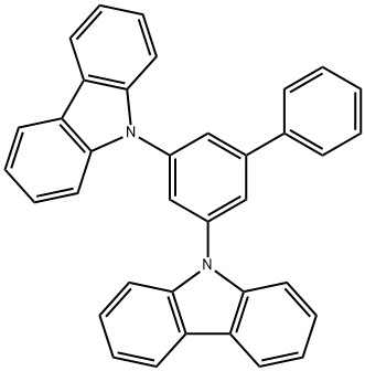 9,9'-[1,1'-联苯]-3,5-二基二-9H-咔唑 结构式