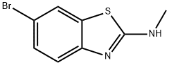 6-溴-N-甲基苯并[D]噻唑-2-胺 结构式