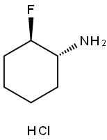 反式-2-氟环己胺盐酸盐 结构式