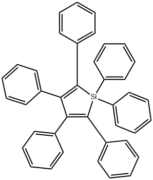 1,1,2,3,4,5-六苯基噻咯 结构式