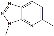 3,5-二甲基-3H-[1,2,3]三唑并[4,5-B]吡啶 结构式