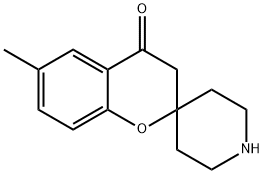 6-甲基螺[色满-2,4'-哌啶]-4-酮盐酸盐 结构式