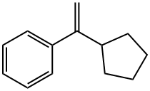 1-环戊基苯基乙烯 结构式