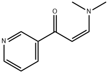 3 - (二甲氨基)-1 - (3-吡啶基)-2-丙烯-1-酮 结构式