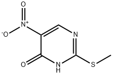 2-(甲巯基)-5-硝基嘧啶-4-醇 结构式