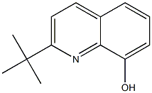 2-叔丁基-8-喹啉醇 结构式
