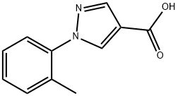 1-(邻甲苯基)-1H-吡唑-4-羧酸 结构式