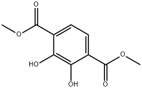 2,3-二羟基-1,4-苯二甲酸二甲酯 结构式