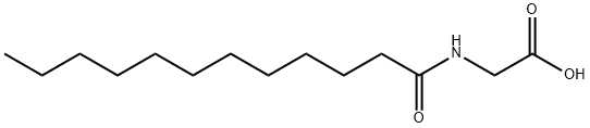 N-月桂酰甘氨酸 结构式