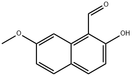 2-HYDROXY-7-METHOXY-1-NAPHTHALDEHYDE 结构式