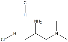 N1,N1-二甲基丙烷-1,2-二胺二盐酸盐 结构式