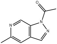 Ethanone, 1-(5-Methyl-1H-pyrazolo[3,4-c]pyridin-1-yl)- 结构式