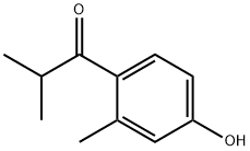 1-(4-羟基-2-甲基苯基)-2-甲基丙-1-酮 结构式