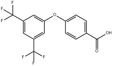 4-(3,5-双(三氟甲基)苯氧基)苯甲酸 结构式