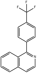 1-(4′-三氟甲基苯基)异喹啉 结构式